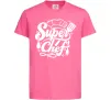 Дитяча футболка Супер Шеф Яскраво-рожевий фото