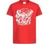 Дитяча футболка Супер Шеф Червоний фото