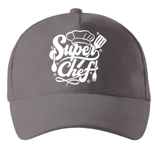 Кепка Супер Шеф Сірий фото