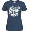 Жіноча футболка Супер Шеф Темно-синій фото