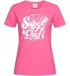 Жіноча футболка Супер Шеф Яскраво-рожевий фото
