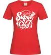 Жіноча футболка Супер Шеф Червоний фото