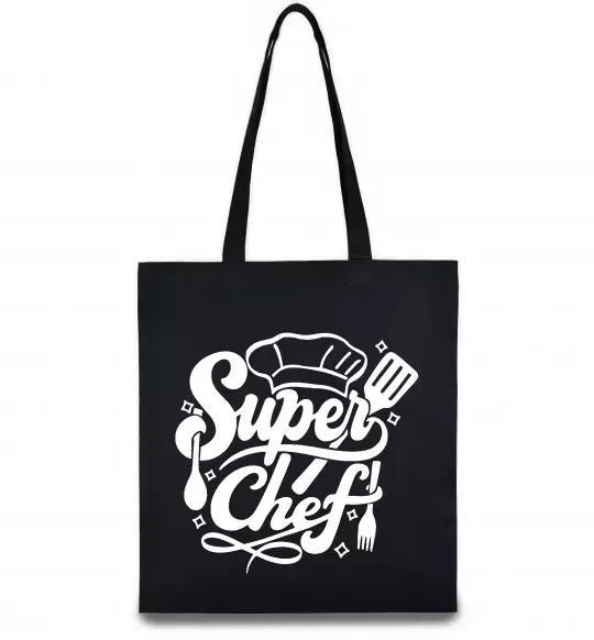 Эко-сумка Супер Шеф Черный фото