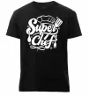 Мужская премиум футболка Супер Шеф Черный фото