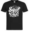 Чоловіча футболка Супер Шеф Чорний фото
