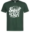Чоловіча футболка Супер Шеф Темно-зелений фото