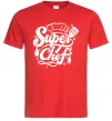 Чоловіча футболка Супер Шеф Червоний фото