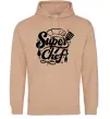Чоловіча толстовка (худі) Супер Шеф Пісочний фото