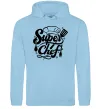 Женская толстовка (худи) Супер Шеф Голубой фото
