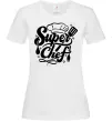 Жіноча футболка Супер Шеф Білий фото