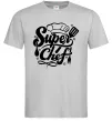Чоловіча футболка Супер Шеф Сірий фото