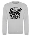 Світшот Супер Шеф Сірий меланж фото