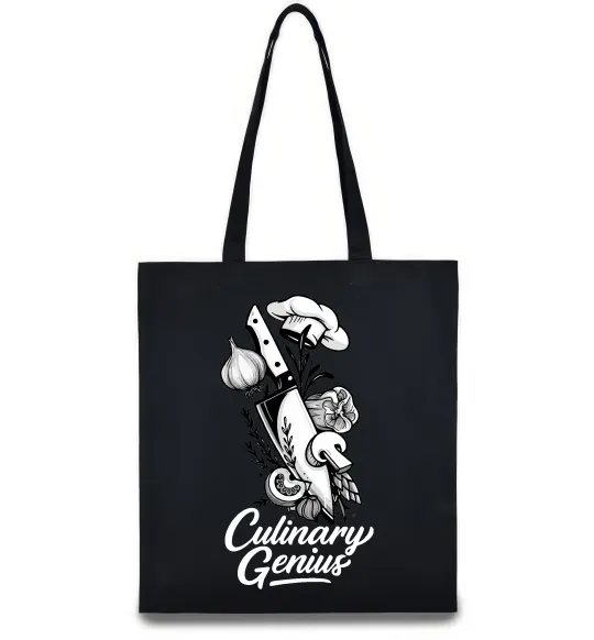 Еко-сумка Culinary genius Чорний фото