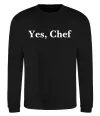 Світшот Yes, Chef Чорний фото