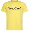 Чоловіча футболка Yes, Chef Лимонний фото