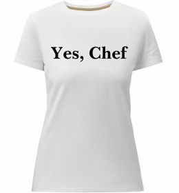 Женская премиум футболка Yes, Chef