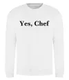 Світшот Yes, Chef Білий фото