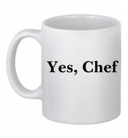Чашка керамическая Yes, Chef