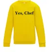 Дитячий світшот Yes, Chef Сонячно жовтий фото