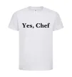 Детская футболка Yes, Chef Белый фото