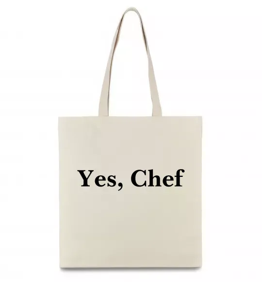 Эко-сумка Yes, Chef Бежевый фото
