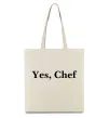 Эко-сумка Yes, Chef Бежевый Эко-сумка Yes, Chef Бежевый фото