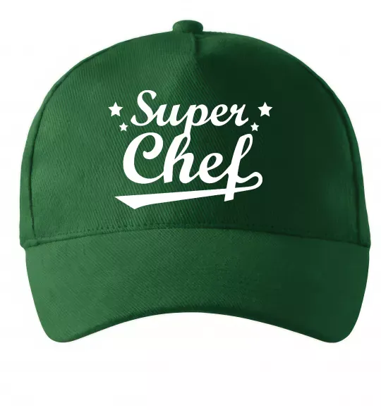 Кепка Super Chef Темно-зелений фото