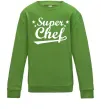 Дитячий світшот Super Chef Лаймовий фото