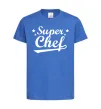 Дитяча футболка Super Chef Яскраво-синій фото