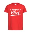 Дитяча футболка Super Chef Червоний фото