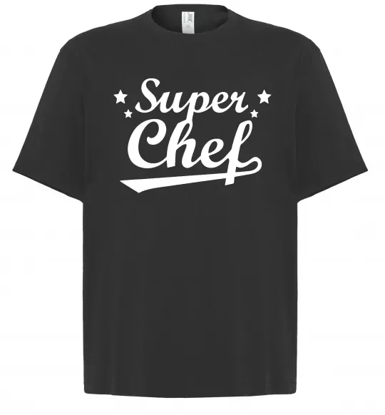 Футболка Оверсайз Super Chef Чорний фото