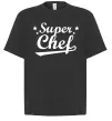 Футболка Оверсайз Super Chef Чорний фото