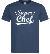 Чоловіча футболка Super Chef Темно-синій фото