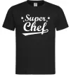 Чоловіча футболка Super Chef Чорний фото