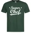 Чоловіча футболка Super Chef Темно-зелений фото