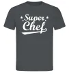 Чоловіча футболка Super Chef Графіт фото