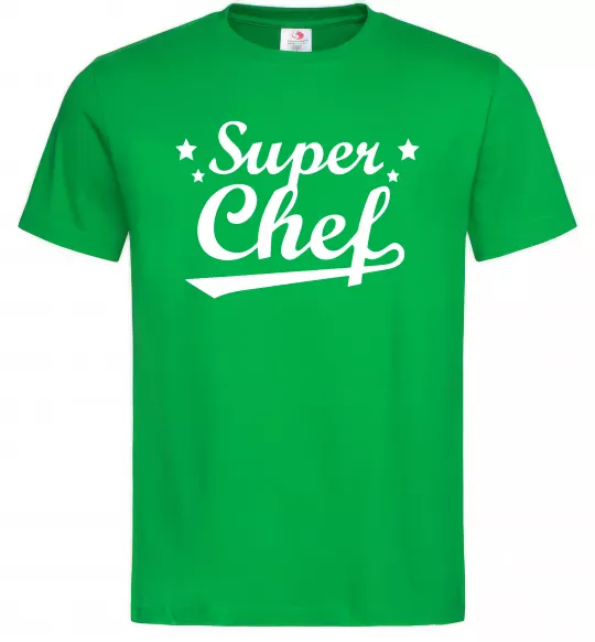 Чоловіча футболка Super Chef Зелений фото