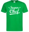 Чоловіча футболка Super Chef Зелений фото