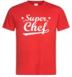 Чоловіча футболка Super Chef Червоний фото