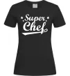 Жіноча футболка Super Chef Чорний фото