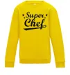 Дитячий світшот Super Chef Сонячно жовтий фото