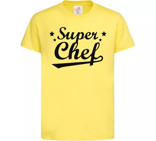 Дитяча футболка Super Chef Лимонний фото