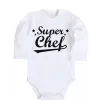 Дитячий бодік Super Chef Білий фото