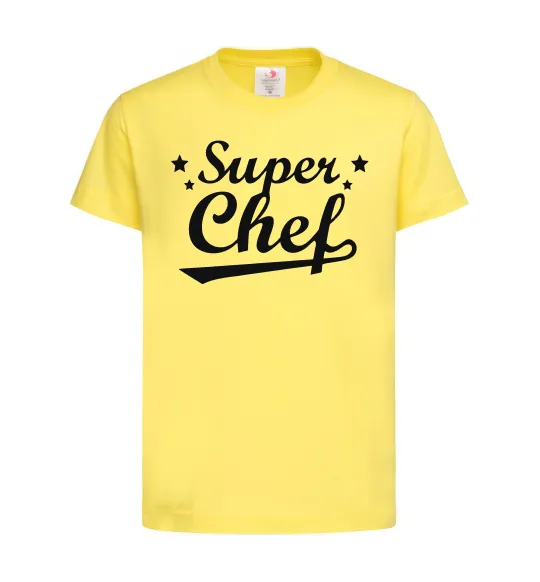 Дитяча футболка Super Chef Лимонний фото