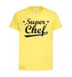 Дитяча футболка Super Chef Лимонний фото