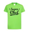 Дитяча футболка Super Chef Лаймовий фото