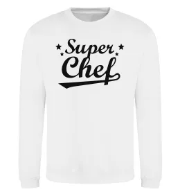 Свитшот Super Chef Белый фото
