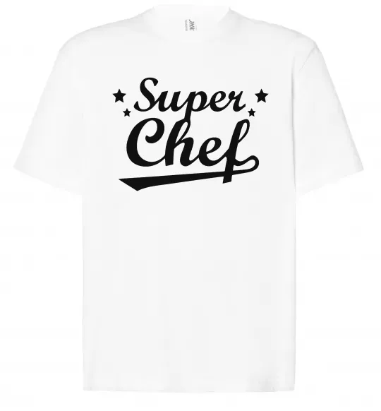 Футболка Оверсайз Super Chef Білий фото