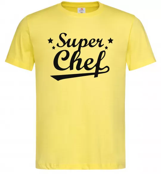 Чоловіча футболка Super Chef Лимонний фото