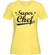 Жіноча футболка Super Chef Лимонний фото